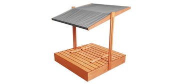 Houten Zandbak 140cm | Inclusief Dak | OP=OP!, 100 tot 200 cm, Nieuw, Ophalen of Verzenden, 50 cm of meer