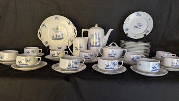 MZ Altrohlau - Koffieservies voor 10 - Porselein