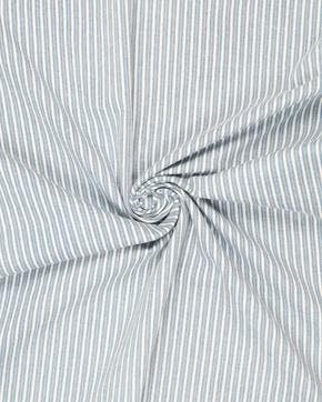 Denim Stretch Dubbele Strepen Licht Blauw, Nieuw, Blauw