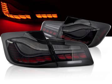 OLED Zwarte Achterlichten voor BMW 5 Serie F10 Sedan (2010-2, Verzenden, Nieuw