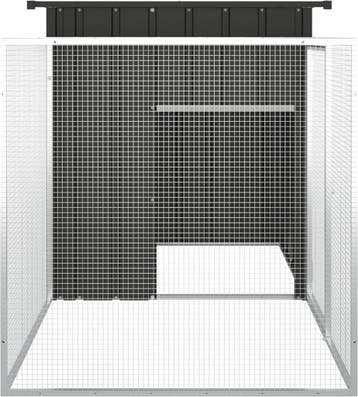 Kippenhok - 200x91x100 - cm - gegalvaniseerd - staal -, Verzenden, Nieuw