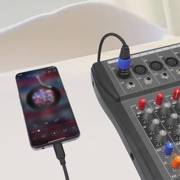 USB-C naar XLR Kabel - Hoogwaardige Audio-overdracht voor Ve, Verzenden, Nieuw