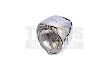 Koplamp unit rond chroom ei model 130mm GUIA universeel, Ophalen of Verzenden, Nieuw, GUIA