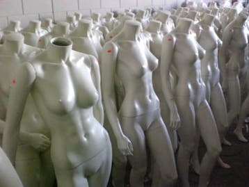 Van exclusief A-merk Dames etalagepop zonder hoofd