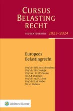 Europees belastingrecht / 2023-2024 / Cursus Belastingrecht, Verzenden, Gelezen