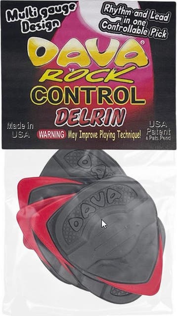 Dava DAV-1303 Rock Control plectrum 6-pack, Ophalen of Verzenden, Nieuw, Elektrische gitaar