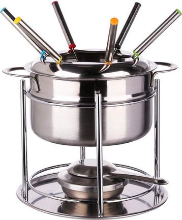 5 Five Fondue 6 Personen Zilver 1.9 Liters -  –, Verzenden, Nieuw