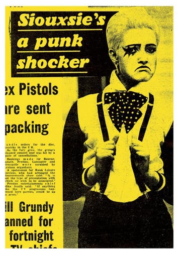 Posters - Poster Siouxsie and the Banshees - A Punk Shocker, Verzenden, Zo goed als nieuw