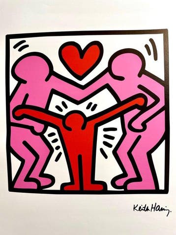 Keith Haring (after) - Untilted (Family) - Jaren 2010