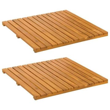 Antislip Douchemat Hout | Laatste Stuk!, Ophalen of Verzenden, Zo goed als nieuw, Bruin, Badmat