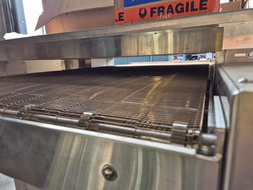 AUCTION: 2 x DMP pocket rocket conveyor gas pizza ovens, Gebruikt, Ovens, Magnetrons en Steamers