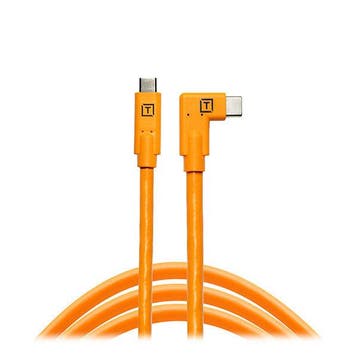 Tether Tools TetherPro USB-C to USB-C Right Angle - Orange, Ophalen of Verzenden, Nieuw