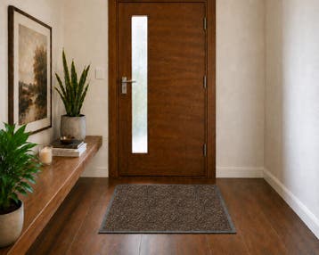Schoonloopmat Magic 75x85cm Bruin, Verzenden, Nieuw