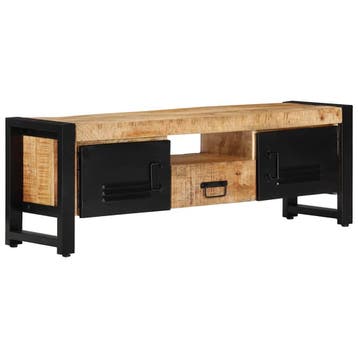 vidaXL Tv-meubel 120x30x40 cm massief mangohout, Minder dan 50 cm, Verzenden, Nieuw, Minder dan 100 cm