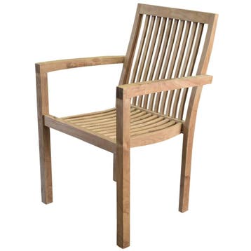 Montana dining tuinstoel teak, Tuin en Terras, Ophalen of Verzenden, Nieuw, Teakhout