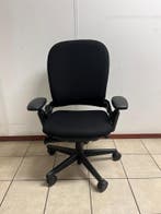Refurbished Steelcase Leap Bureaustoel, Incl. Garantie, Verzenden, Zwart, Zo goed als nieuw, Bureaustoel