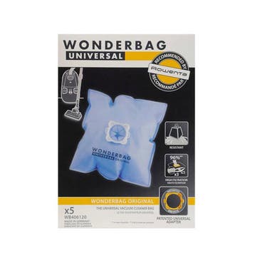 Rowenta Wonderbag Universeel WB406120 5 zakken, origineel, Verzenden, Nieuw, Rowenta
