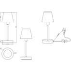 LED Tafellamp - Tafelverlichting - Trion Siu - E14 Fitting -, Huis en Inrichting, Ophalen of Verzenden, Nieuw, Metaal