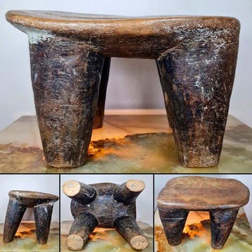 Stoel - Hout - Senoufo-kruk