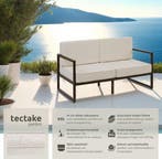 2dekans | tectake® - Tuin-loungebank Comosa - Voor 2, Huis en Inrichting, Banken | Bankstellen, Ophalen of Verzenden, Zo goed als nieuw