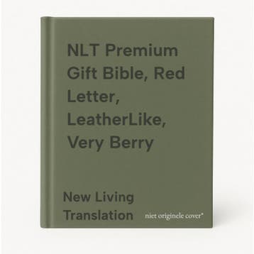 NLT Premium Gift Bible, Red Letter, LeatherLike, Very Berry, Boeken, Verzenden, Gelezen, New Living Translation