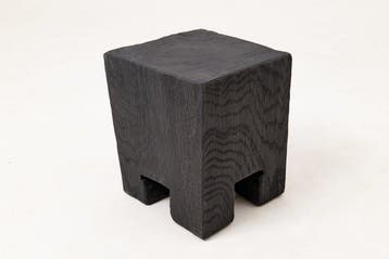 Logniture - Bijzettafel - Massief houten bijzettafel,