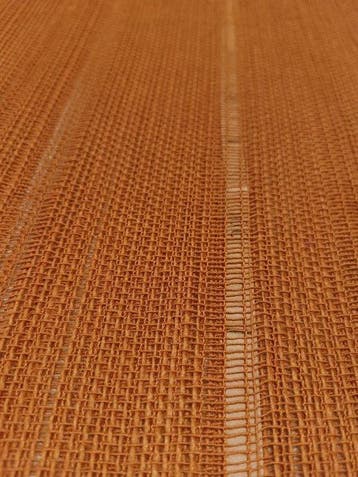 Misto Canapone vintage anni 70 traforato, arancio scuro