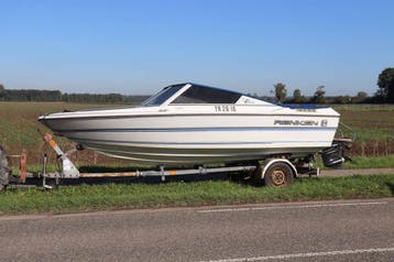 Veiling: Speedboot Renken Classic 1700 Benzine 1991 met trai, Ophalen, Gebruikt, Benzine