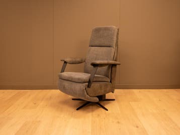 Comfora sta op stoel en relaxfauteuil uit voorraad leverbaar, Minder dan 75 cm, Nieuw, Ophalen of Verzenden, Leer