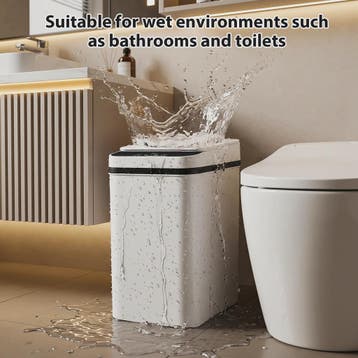 12L Slimme Sensor Prullenbak - Geurvrij & Hygiënisch met Bew, Verzenden