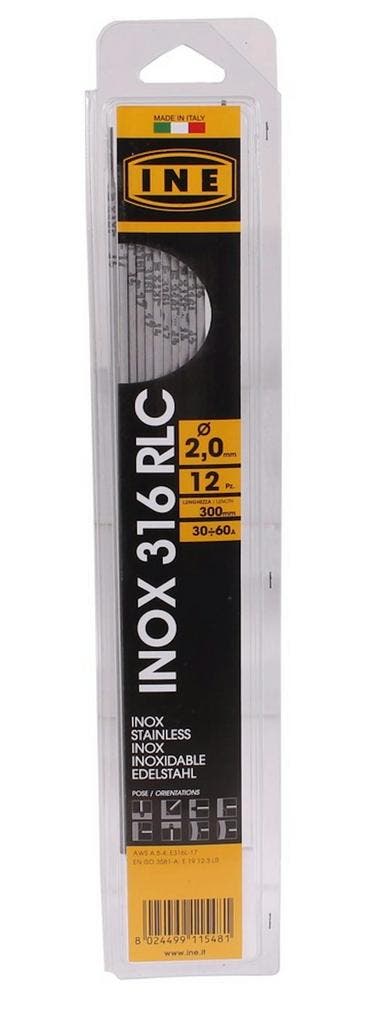 Laselektroden RVS 316RLC 2,0mm 300mm 12st, Doe-het-zelf en Verbouw, Gereedschap | Lasapparaten, Ophalen of Verzenden