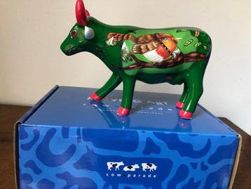 Beeldje - Cow Parade. Cowparade. Ecowlogica. - Keramiek
