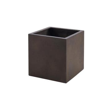 Green Bubble - Pot Grigio cube rusty iron - Ø, Ophalen of Verzenden, Nieuw