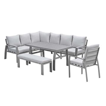 Garden Impressions Cameron lounge dining set 5-delig links -, Verzenden, Nieuw