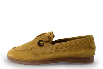 Stefano Lauran Loafers in maat 42 Geel, Kleding | Dames, Verzenden, Geel, Overige typen, Zo goed als nieuw