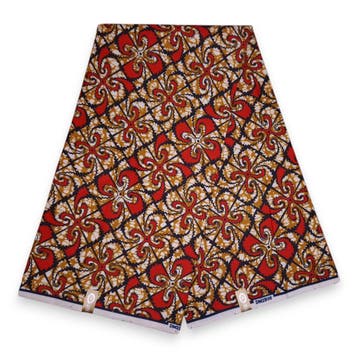 Afrikaanse stof - Twister - Polycotton, Ophalen of Verzenden, Nieuw