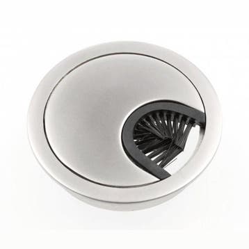 Kabeldoorvoer, RVS look Ø 80 mm., Nieuw