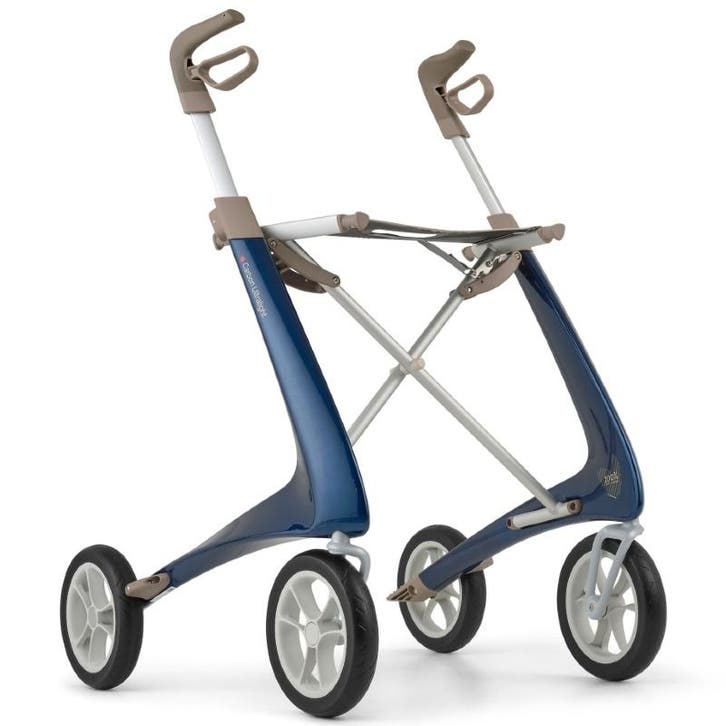 By ACRE Carbon ultralight rollator Regular - Blauw, Diversen, Rollators, Ophalen of Verzenden
