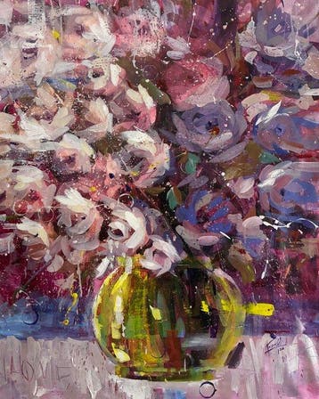 FRANK ELIA GONZALEZ MARTINEZ - “ESTUDIO FLORES lll” (XL)