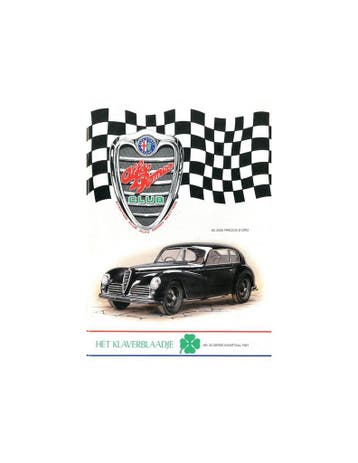1991 ALFA ROMEO CLUB HET KLAVERBLAADJE 55 NEDERLANDS, Nieuw, Alfa Romeo, Author