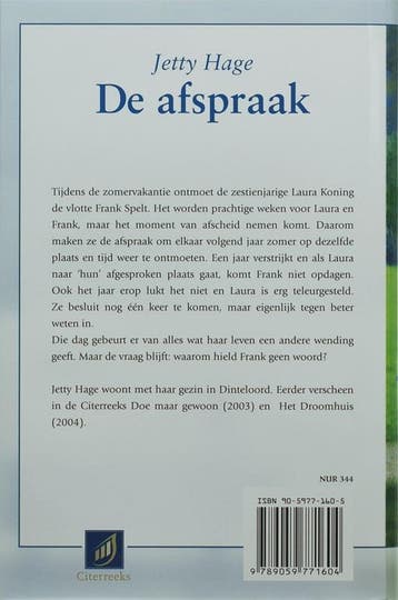 De Afspraak / Citerreeks - J. Hage 9789059771604, Verzenden, Gelezen, J. Hage