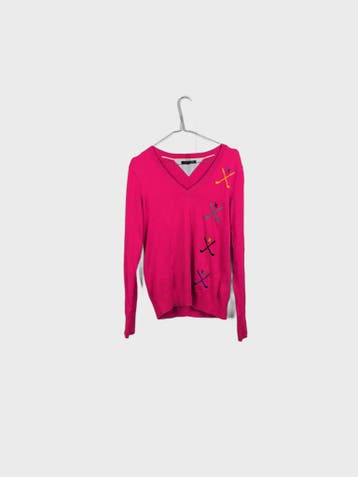 Tommy Hilfiger Trui Dames maat M Roze Vintage, Maat 38/40 (M), Ophalen of Verzenden, Zo goed als nieuw, Roze