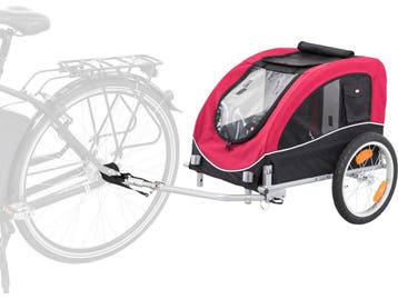 Trixie Hondenfietskar - Zwart Rood - M - <22 kg -, Verzenden, Nieuw