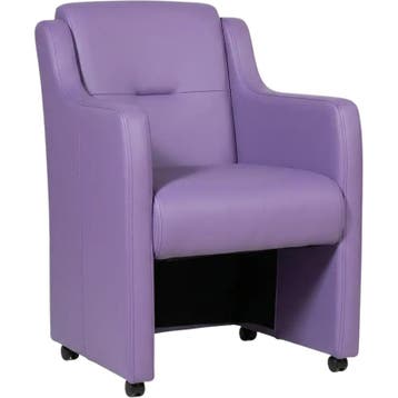 Leren eetkamerstoel Mass - Toledo Lila (lichtpaars) -, Huis en Inrichting, Stoelen, Eigentijds, Modern, Overige kleuren, Nieuw