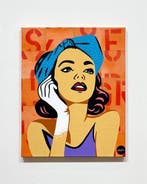 FKDL (1963) - Two Ways, peinture originale sur toile