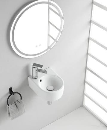 Wiesbaden Erato Fontein – 34 x 27,5 x 12 cm – Wit, Ophalen of Verzenden, Nieuw, Bad