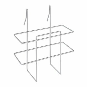 1x A5 - Staaldraad Brochurehouder voor Gaaspaneel / Fold...