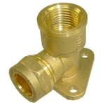 Riko P-803Wp Messing Knel Muurplaat 1/2 Binnendraads x 12, Ophalen of Verzenden, Nieuw