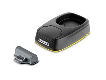 Veiling - Kärcher Charging station + battery for WV 5, Audio, Tv en Foto, Opladers, Gebruikt