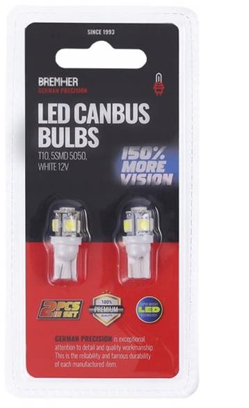 T10 Led Lampen 12v - Helder Wit Licht Met Canbus - 5smd 5050, Ophalen of Verzenden, Nieuw, Universele onderdelen